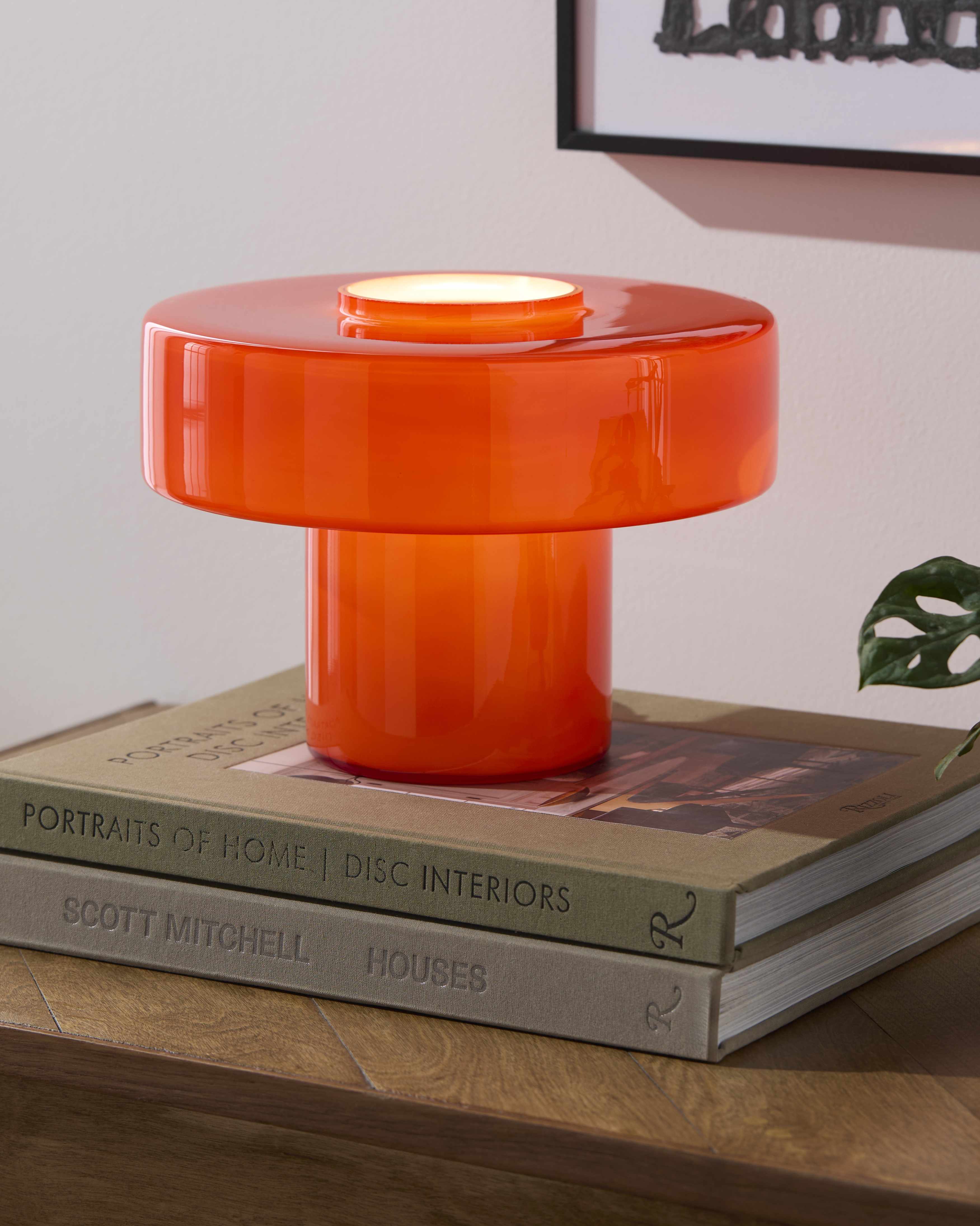Lauenhagen Dark Red Table Lamp