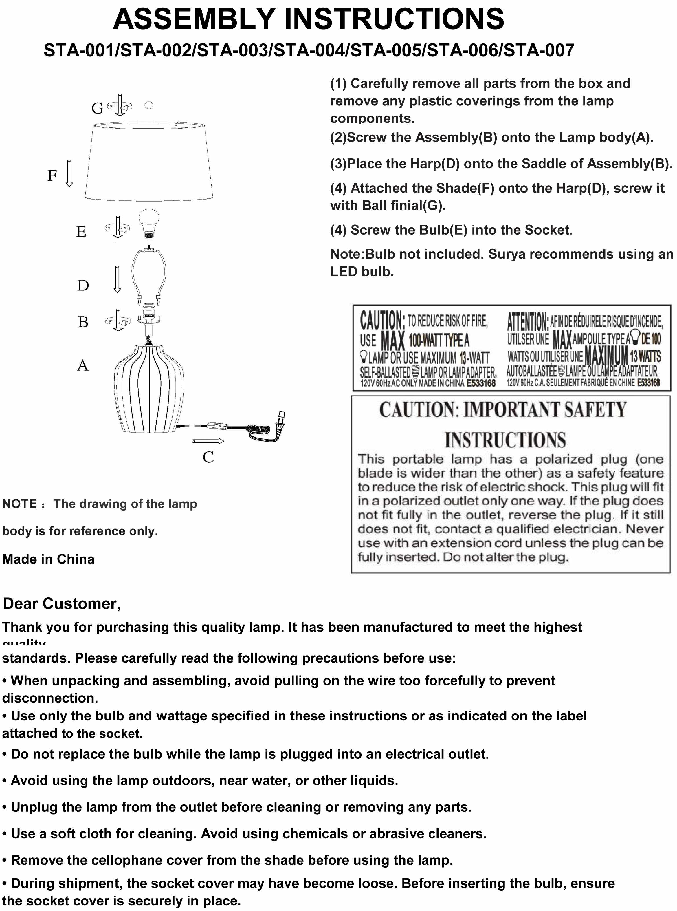 Shamsabad Red Table Lamp